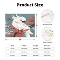 thumbnail image 2 of Susaid Cockatoo Red Berries Pattern Canvas Wall Decor Poster Framed Artwork Decoration for Bedroom Home Office Ready to Hang,Horizontal, 2 of 6