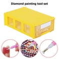 thumbnail image 3 of Cuadros Decorativos Caja de almacenamiento de plástico multifuncional ensamblable para accesorios de pintura de diamantes Wdftyju embutido en tela, 3 of 5