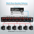 thumbnail image 4 of Interruptor selector de altavoces Pyle PSLSW6, 6 canales, 100 W máx., 4 of 7