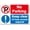 Warning Sign 6, variant on No Parking Loading Zone 15 Mins Max Sign - 8"x12" Reflective Aluminum Metal Warning Signage With Symbol For Indoor Outdoor Use, Loading Zone, Time Restriction