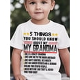 thumbnail image 1 of You Should Be Aware of My Grandmother'S Stylish T-Shirt, a Casual Summer Tee with English Prints, Featuring a Round Neck And Short Sleeves., 1 of 6