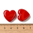 thumbnail image 3 of Handmade Lampwork Beads Heart Red 20x20x7mm Hole: 1.2~1.5mm 20pcs, 3 of 3