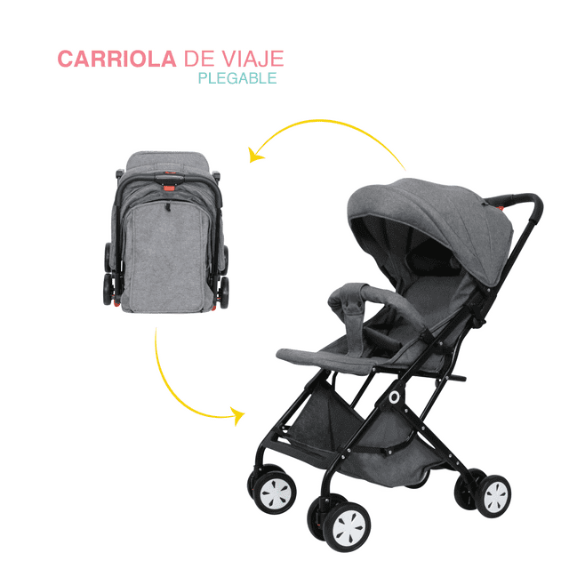Carriola Ultra Ligera Plegable a Un solo Clic Para Viaje YEI YI-CLINDBK