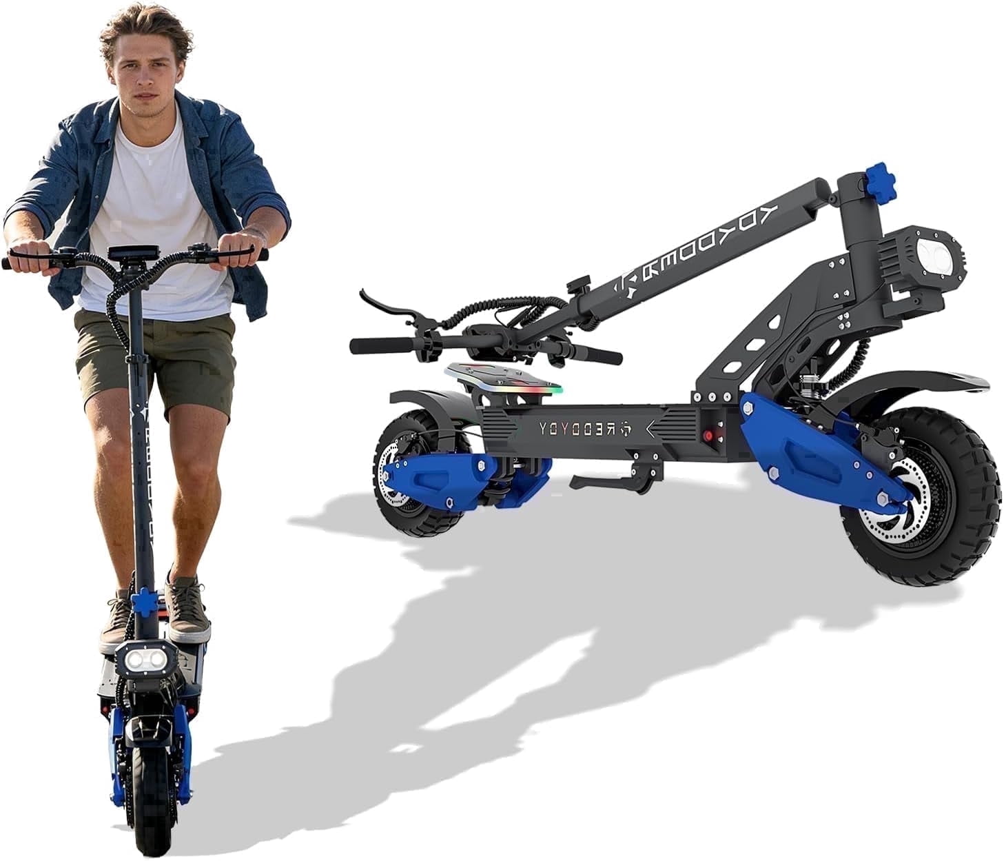 GOTRAX G7 Adult Electric Scooter, 10inch Tires,30miles,48V