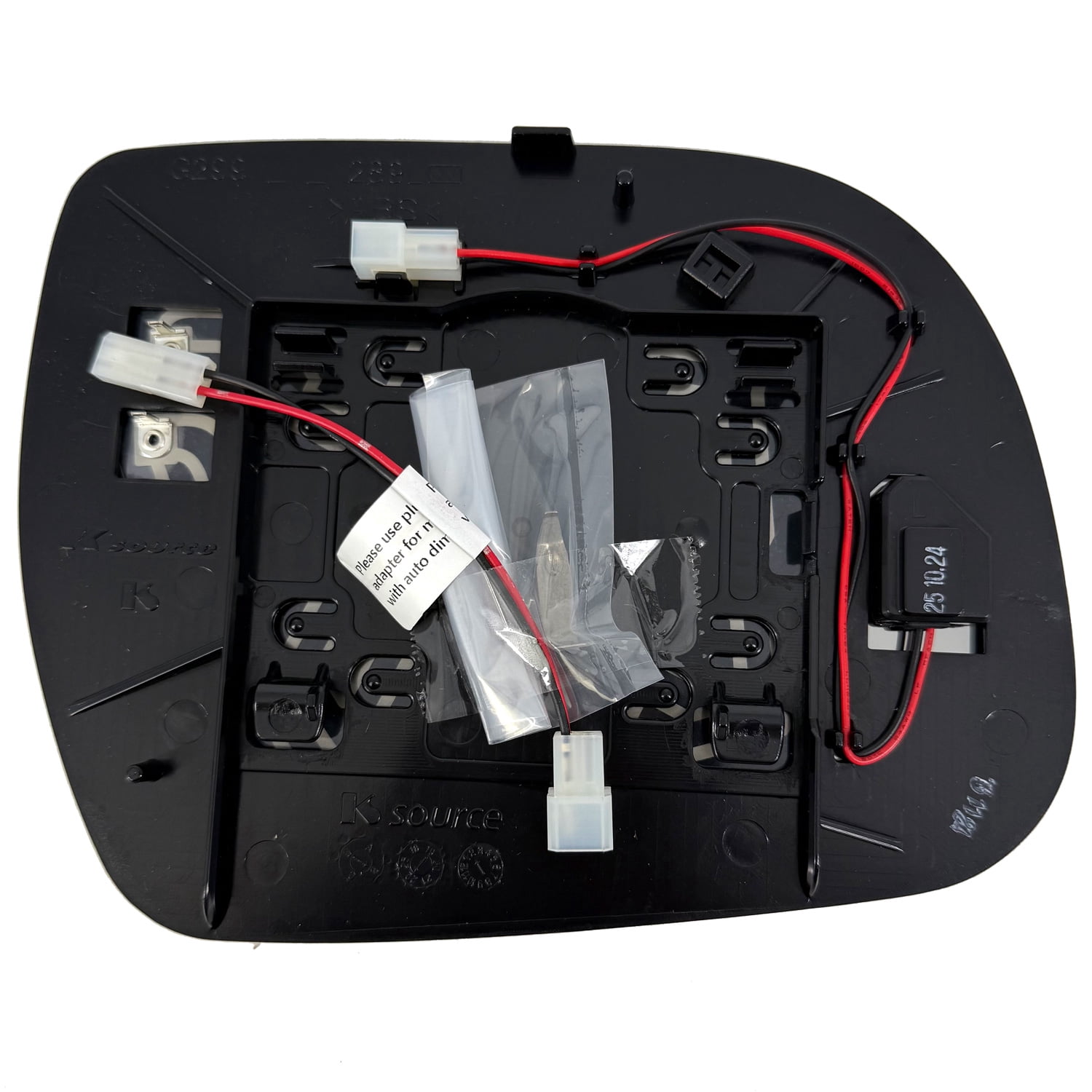 Driver Side Mirror Glass Replacement For 2011-2020 Toyota Sienna (Blind Spot Sensor Heat Defrost)