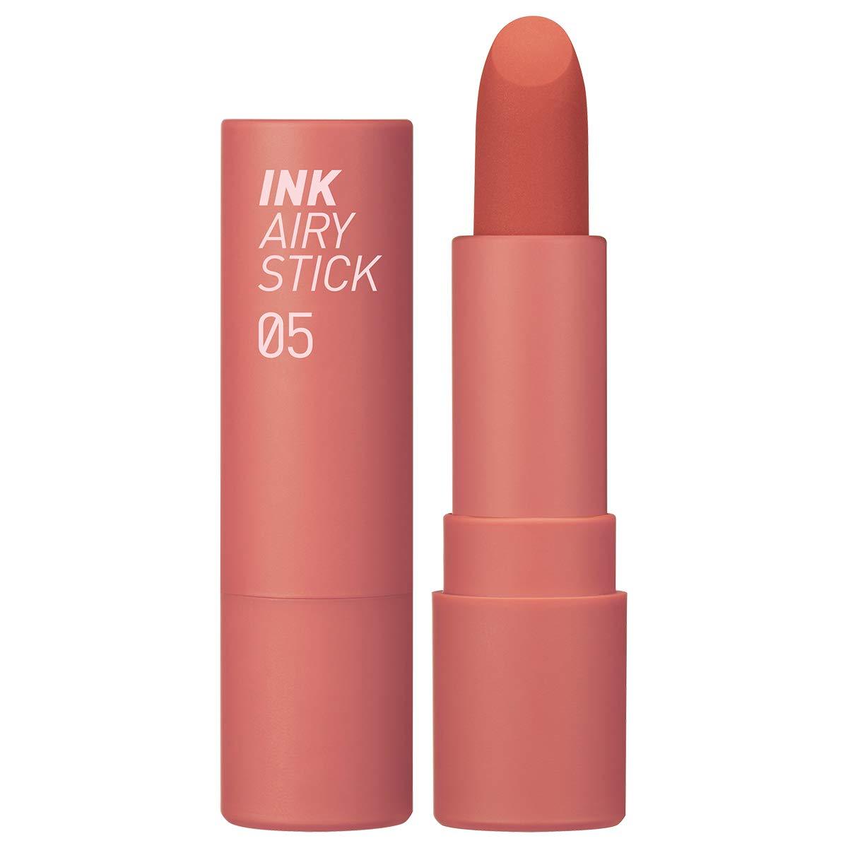 Peripera Ink Airy Velvet Stick 0.12 Ounce 05 Burnt Tangerine 05 Burnt