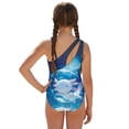 thumbnail image 2 of POLERO Cute Axolotl Print One-Piece Swimsuit with Mesh Cover Up - Quick Dry, Adjustable Straps for Girls 7-18 Years | Beach & Pool Vacation, 2 of 10