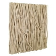 thumbnail image 4 of Uttermost Gathered Teak Square Transitional Wood Wall Decor in Natural, 4 of 5