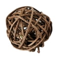thumbnail image 1 of Koszal Rattan Ball With Bell Cage Shape Portable Cat Rattan Ball for Home, 1 of 8