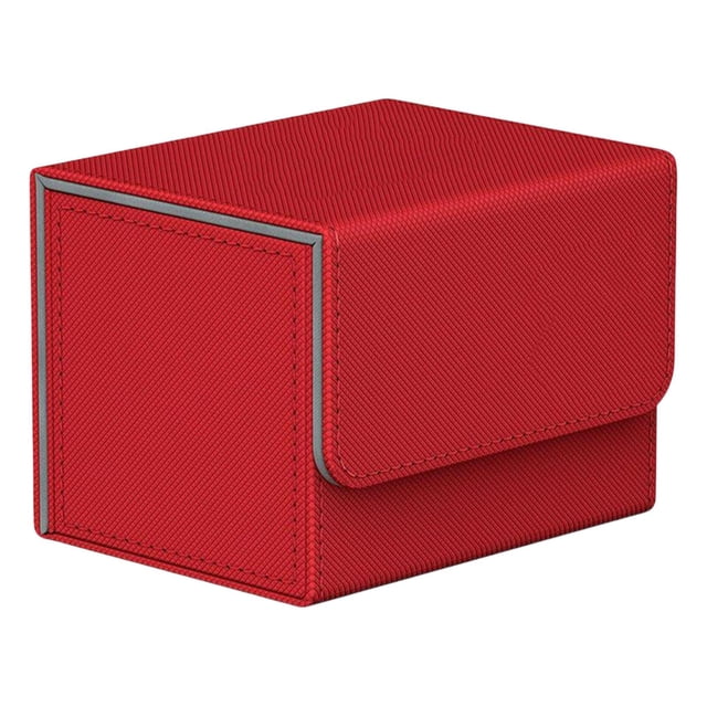 Durable Card Deck Box Organizador Almacenamiento Titular Álbum Contenedor de carga lateral para rojo4 Zulema Estuche de baraja de cartas coleccionables