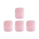 thumbnail image 2 of 4 piezas de piedras de whisky reutilizables cubos de enfriamiento de bebidas de piedra de vino de hielo natural para barra de hogar (cristal rosa), 2 of 8