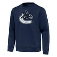 thumbnail image 2 of Men's Antigua Navy Vancouver Canucks Relevant Lightweight Pullover Sweatshirt, 2 of 3