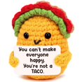 thumbnail image 1 of Adorno colgante TusuQing Mini Crochet Positive Taco 7x8 cm, 1 of 7