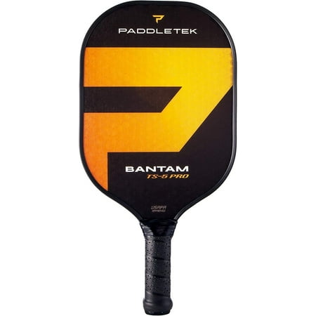 UPC: 0850008702273 | Paddletek Bantam TS-5 Pro Pickleball Paddle Lightweight Standard Grip Yellow