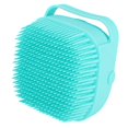 thumbnail image 3 of Cepillo de masaje de baño multifuncional para perros y gatos, limpieza con almacenamiento de champú de silicona, 3 of 8