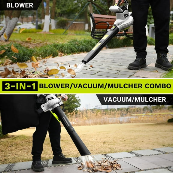 12 Amp 3-in-1 Electric Leaf Blower Corded Lawn Care Tools