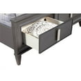 thumbnail image 5 of Pemberly Row Wood California King Storage Platform Bed in Dark Gray, 5 of 9