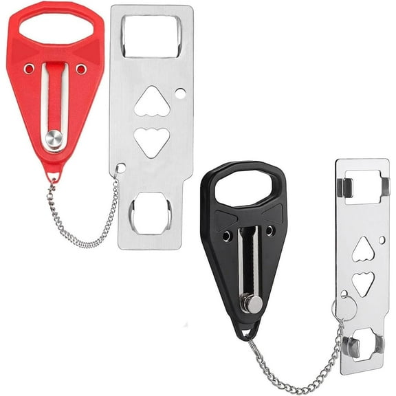 Upgrade Portable Door Lock Home Security Door Locks Travel Lockdown Locks for Additional Safety and Privacy Perfect for Traveling Hotel Home Apartment College