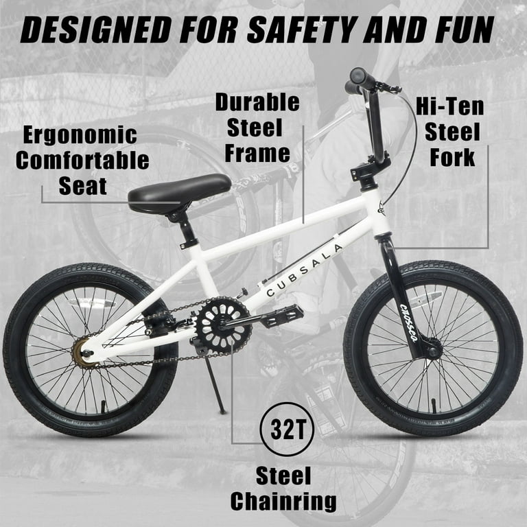 cubsala 20 in Freestyle BMX Kids Bike for Age 6-14 Years Old