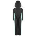 thumbnail image 4 of Fldy Kids Girls One Pieces Ski Suits Jumpsuits Winter Snow Sports Skiing Snowboarding Waterproof Snowsuits Black 14, 4 of 7