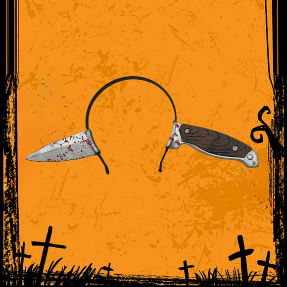 HWRETIE Diadema con forma de daga para Halloween,Mardi Gras,disfraz,diadema con forma de cuchillo para fiestas de disfraces,cosplay y accesorios para festivales temáticos
