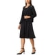 thumbnail image 4 of INSPIRE CHIC Vestido Formal para Mujeres Conjunto de Dos Piezas con Chaqueta de Encaje Vestido de Trabajo para Invitadas XS Negro, 4 of 6