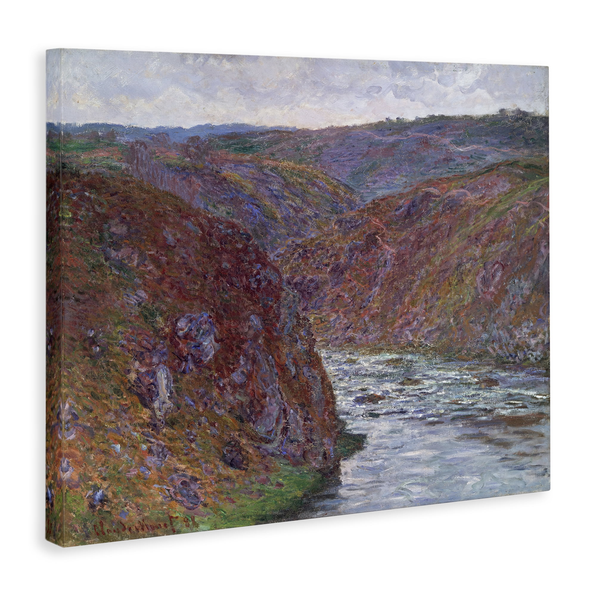 Stupell Industries Classical Valley of Creuse Landscape & Nature Painting Wrapped Canvas Art Print Wall Art, 40 x 30