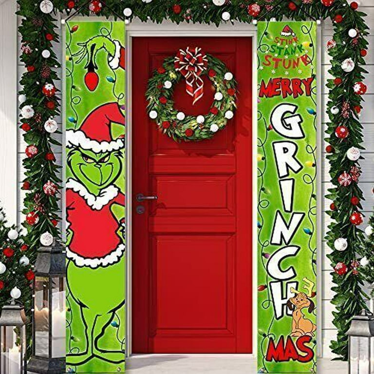 Grinch Christmas Door Decorating Ideas