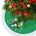 thumbnail image 4 of Peanuts Gang 48" Embroidered Applique Tree Skirt, 4 of 4