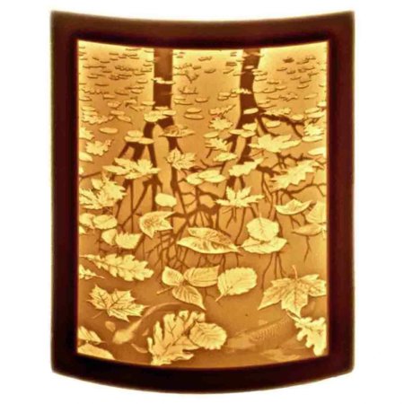 

Curved Night Light - Porcelain Lithophane Night Light