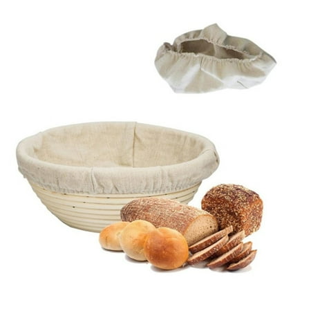 - Baking Dry Basket Oval Shape Rattan Banneton Basket Bread Dough Proving Brotform Bowl Cloth cover
