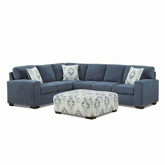 Neo Living NL707-NAVY-SEC Nancy Corner Sectional, Navy