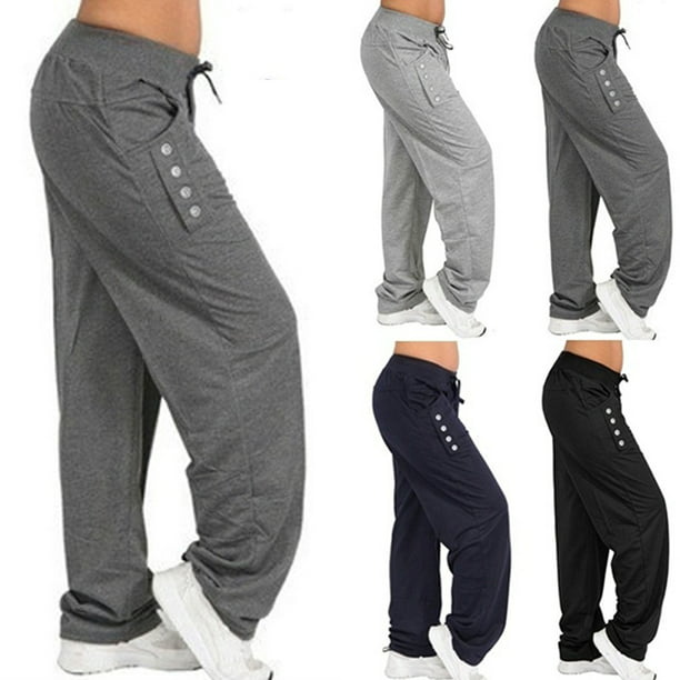 Women's Pure Color Harem Yoga Joggerpant Trousers Pants - Walmart.com