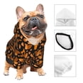 thumbnail image 3 of Fotbe Cute Squirrel Sudadera con Estampado para Perros Pequeños – Suéter con Capucha para Mascotas, Tela Suave de Forro Polar con Bolsillo-Large, 3 of 7