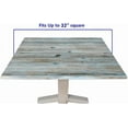 thumbnail image 5 of Farm Style Fitted Table Cover for Square Tables 32x32 in Wood Grain Elastic Tablecloth for Indoors Outdoors Party Dining Home Picnic, 5 of 5