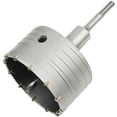 thumbnail image 1 of Masonry Hole Saw Cutter, Designed For Use With Sds Plus Adapter And Industrial Grade Material, Providing High Hardness For Easy Operation In Concrete, Brick, And Cement (110 Mm), 1 of 5
