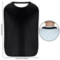 thumbnail image 2 of Baberos Elásticos de Doble Capa para Adultos con Recogedor de Migas, Impermeables, Lavables y Protectores de Ropa para Comer., 2 of 5