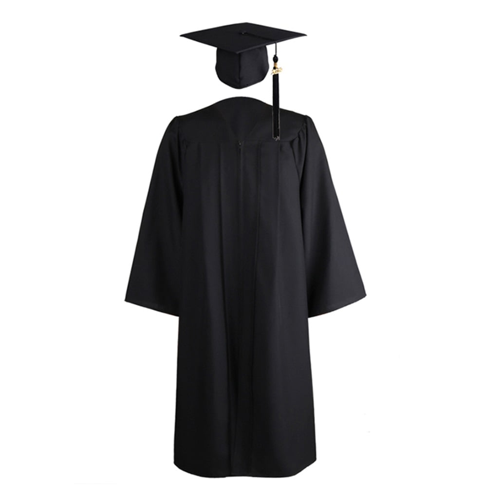 TOPTIE Adult Unisex Graduation Gown Cap with Tassel 2021 for High ...