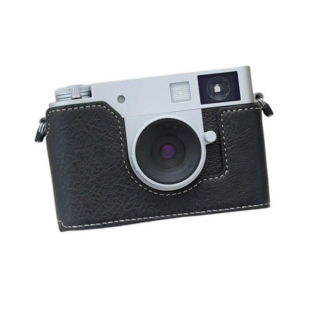 Leather Camera Case Half Base Body Case Cover For Fuji X-half Protective