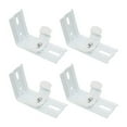 thumbnail image 2 of 4 Pcs Blind Brackets Shade Brackets Headrail Holder Heavy Duty Iron for Vertical Blinds in Home and Office, 2 of 9