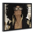 thumbnail image 2 of Stupell Industries Modern Full Of Confidence Beautiful Woman Black Floating Frame Canvas Art, 21 x 17, by Franklyn Gregory, 2 of 8
