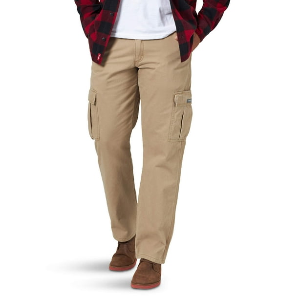 men's flannel lined cargo pants