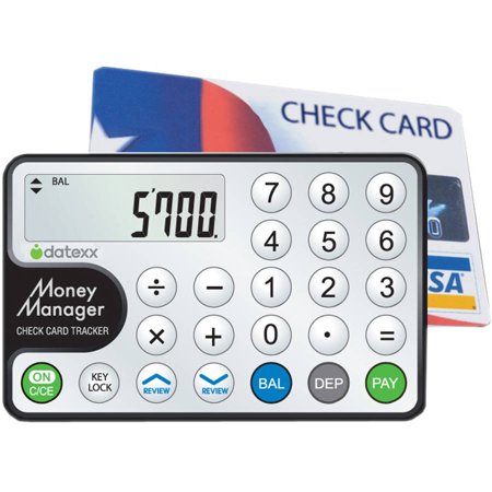 Datexx Financial Calculator Card Balance Tracker