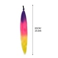 thumbnail image 4 of 1 Pcs Braiding Hair Pre Stretched for Women Kids Girls, 26 inch Prestretched Braiding Hair Hypoallergenic Non Toxic Braid Twist Synthetic Knotless, Short Hair Extensions for Braids, Multicolor, 4 of 4