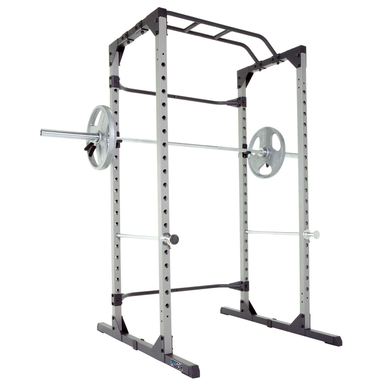 Station de musculation Progear 1600 Puissance ultime Capacité de poids 800 lb/363 kg avec crochets de verrouillage en J