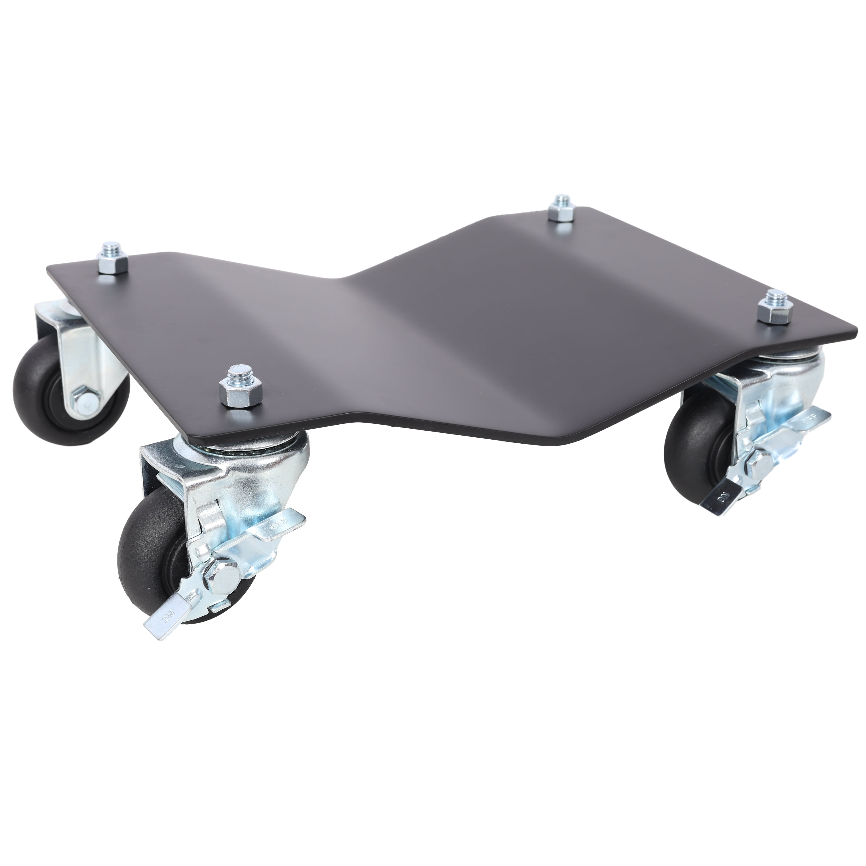 Professional Steel Vehicle Dollies,Heavy Duty Wheel Dolly,Car Dolly,Steel Tire Skates with Brakes
