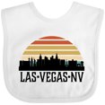 thumbnail image 3 of Inktastic Las Vegas Nevada Skyline Retro Boys or Girls Baby Bib, 3 of 4