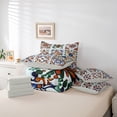 thumbnail image 6 of Erosebridal Vintage Floral Pattern 7pcs Bedding Comforter Set,Retro Boho Aesthetic Art Queen Bedding Sets For Men Women,Reversible, 6 of 7