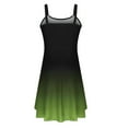 thumbnail image 6 of LADIGASU Woman Summer Casual Gradient Printing Sleeveless Strappy Dress, 6 of 6