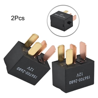 Relais Automobile 12V 5 Broches SPDT - Lot De 4, Remplacement Pour F57B14B192AA, Compatible Ford, Toyota, Cadillac